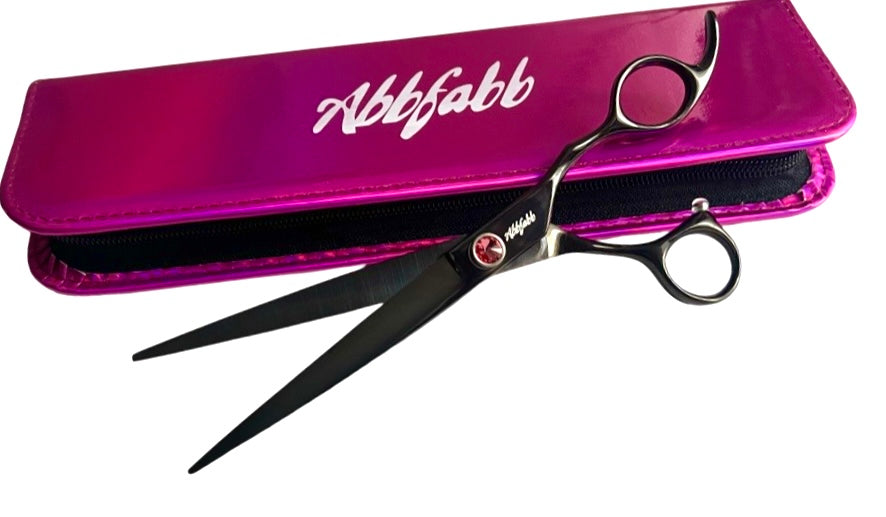 7.5" straight dog grooming scissor-straight grooming shear-finishing scissor-finishing scissor for dog grooming -finishing shears for dog grooming-straight shears for grooming-straight scissors-straight shears 