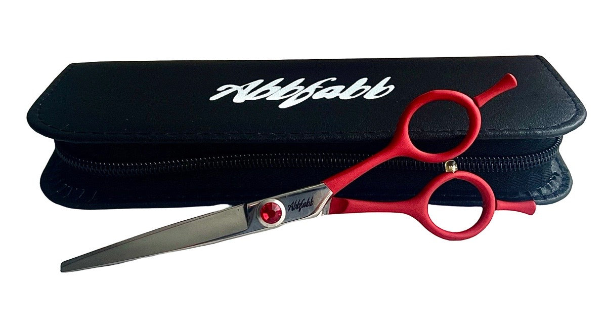 straight dog grooming scissor-straight dog grooming shear-straight shear for dog grooming-shears for grooming dogs-scissors for dog grooming-best scissors for eyes and feet-Abbfabb