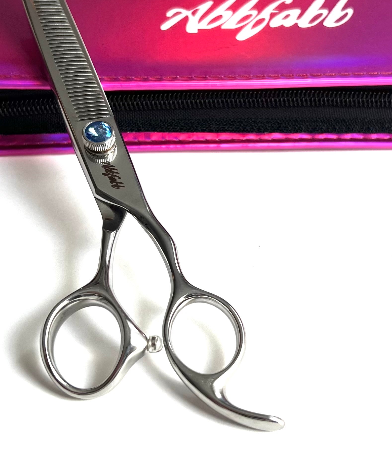 Abbfabb Grooming Scissors 7.5" 55 Teeth Blending Dog Grooming Scissor